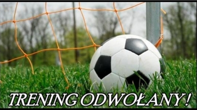 Czwartkowy trening wakacyjny - odwołany!