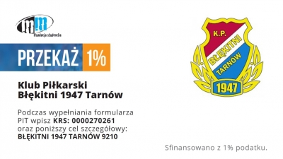 Przekaż 1% podatku na Błękitnych
