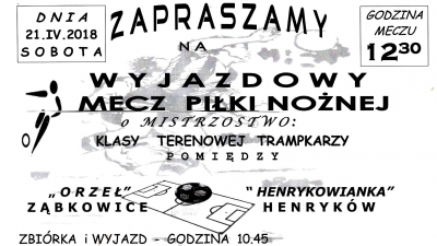 Kolejny mecz ligowy - trampkarzy