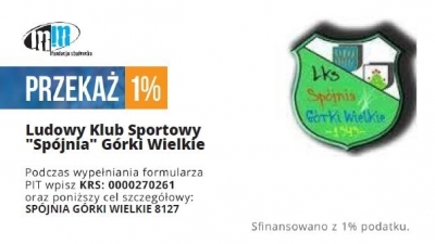 Przekaż 1% podatku na Spójnię!