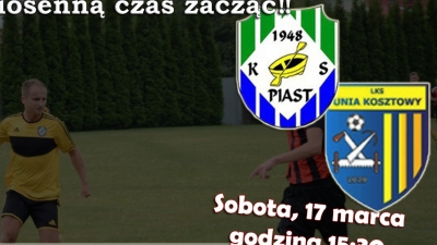 Zapraszamy na mecz z Unią Kosztowy.