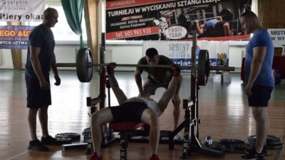 Mistrzostwa Gostynina w wyciskaniu sztangi leżąc