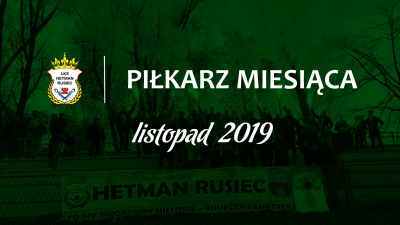 Piłkarz miesiąca - listopad 2019