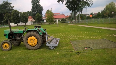 Murawa już prawie gotowa na przywitanie zawodników