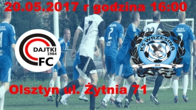 XX Kolejka: FC Dajtki Olsztyn - KS Euro-Car Wrzesina