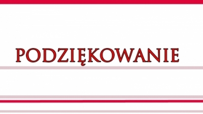 PODZIĘKOWANIA