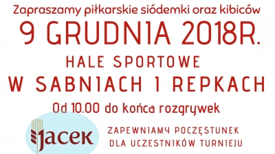 TURNIEJ HALOWY O PUCHAR PREZESA PH JACEK- ROZPISKA TURNIEJU