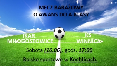 Ostatnia prosta do A-klasy