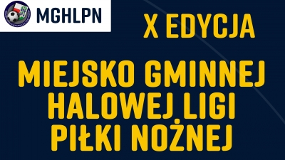 Miejsko Gminnej Halowej Ligi Piłki Nożnej - zapisy