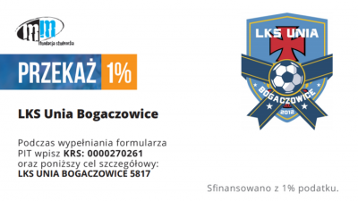 Przekaż 1% podatku dla dzieci i młodzieży Unii