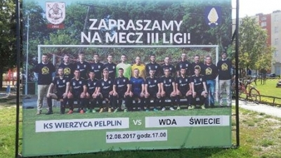 Baner Wierzycy przy Placu Nivea