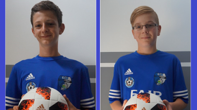 TRAMPKARZE: Kacper Mika i Szymon Pietraszko piłkarzami miesiąca!
