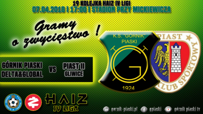 Zapowiedź: Górnik Piaski Delta & Global - Piast II Gliwice