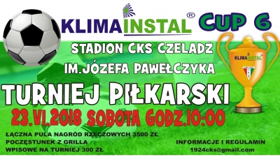 Ruszają zapisy do turnieju KLIMAINSTAL CUP VI !
