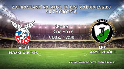 Zapraszamy na 2.kolejkę IV ligi.