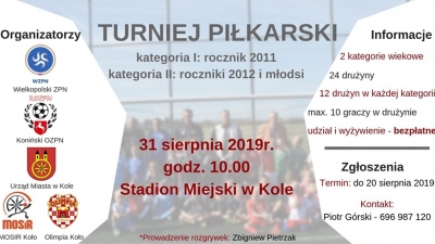 ROCZNIK 2011 i 2012: Turniej Piłkarski na zakończenie Wakacji