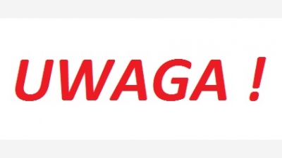 Uwaga od 1.07 do 31.08 obowiązuje inny harmonogram