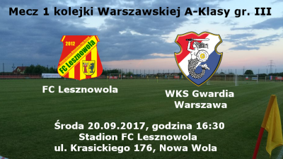 Zaległy mecz 1 kolejki