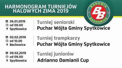 Borowik Bachowice organizuje zimowe turnieje halowe