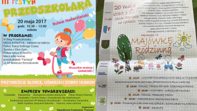 W sobotę festyny na Bulwarze i na Górkach.