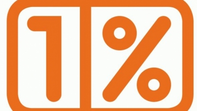 1%