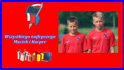 URODZINY MAĆKA I KACPRA