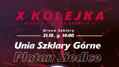 Mecz o mistrzostwo klasy B grupy 2 przeciwko drużynie Platan Siedlce