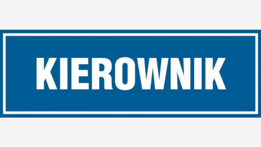 Nowy kierownik drużyny