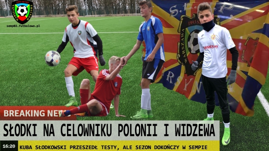 Kuba Słodkowski przeszedł testy w Widzewie i Polonii!