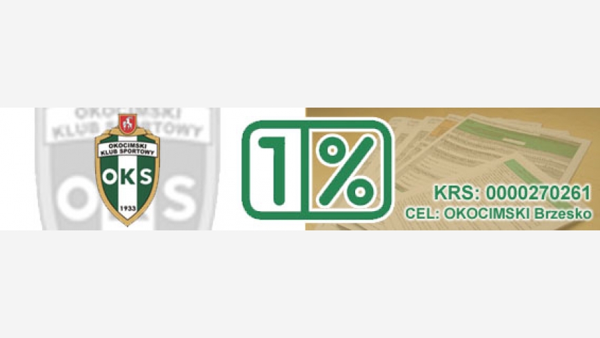 Przekaż 1% podatku na Okocimski!