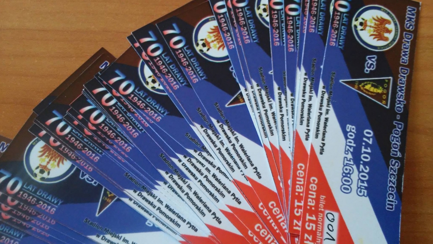 Bilety na mecz MKS Drawa vs Pogoń Szczecin