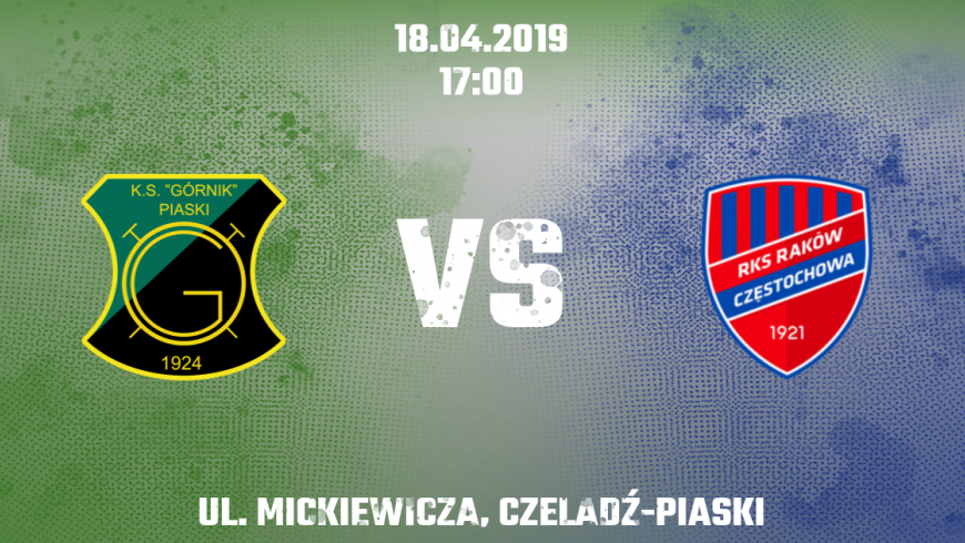 Zapowiedź: Górnik Piaski - Raków II Częstochowa