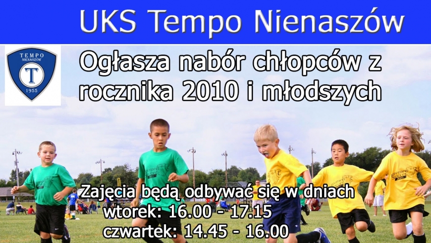 Nabór rocznika 2010 i młodszych