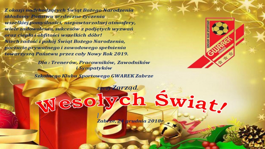 WESOŁYCH ŚWIĄT