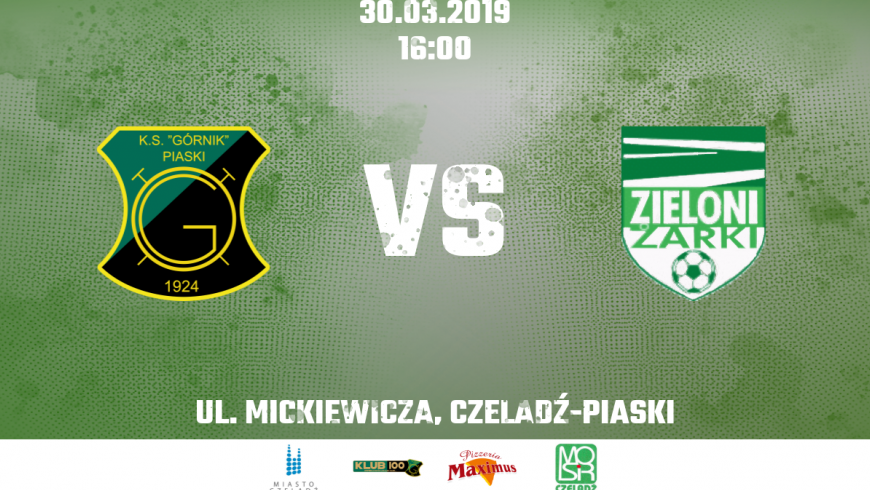 Zapowiedź: Górnik Piaski - Zieloni Żarki