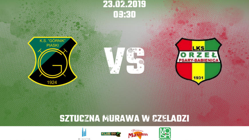 Sparing z LKS Orzeł Psary-Babienica