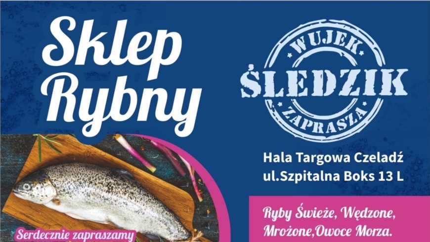 SKLEP RYBNY "Wujek Śledzik" partnerem CKS Czeladź