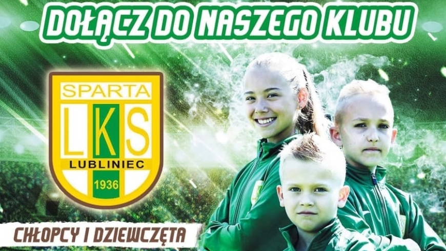 LKS SPARTA LUBLINIEC OGŁASZA NABÓR!