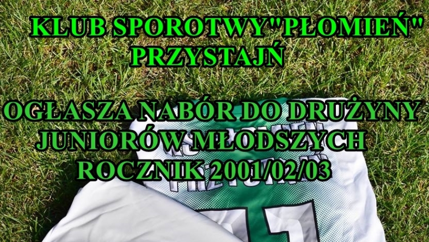 Nabór do drużyny juniorów młodszych