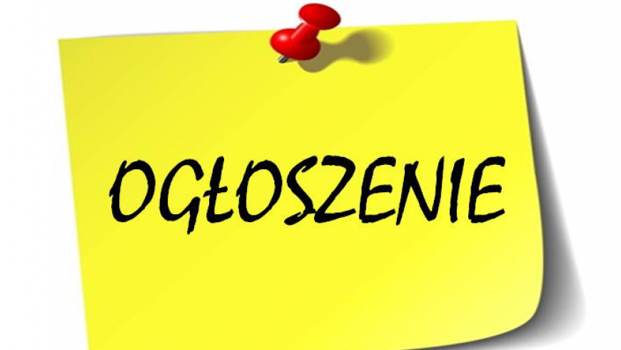 Ważne ogłoszenie !