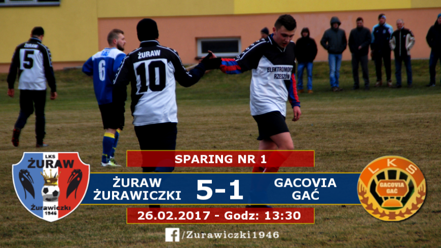 Wysoka wygrana w sparingu.