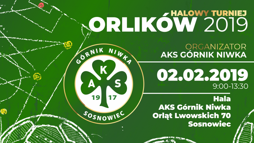 Zapraszamy na Halowy Turniej Orlików 2019