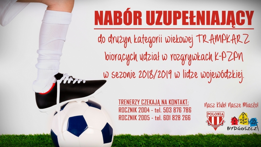 Dołącz do zespołów w rocznikach 2004 oraz 2005!
