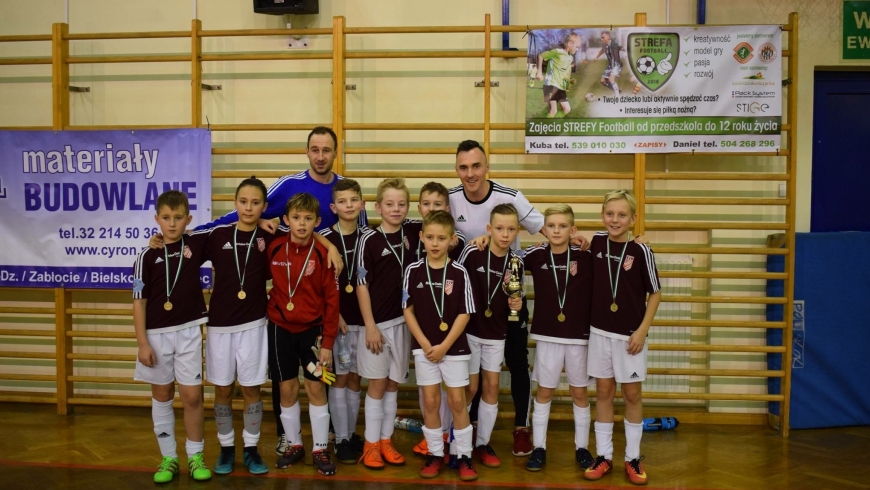 E1 ORLIK I 4 miejsce w halowym turnieju w Goczałkowicach organizowanym przez byłego zawodnika Gwarka