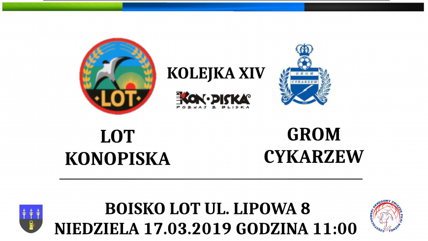Na początek w niedziele Grom Cykarzew