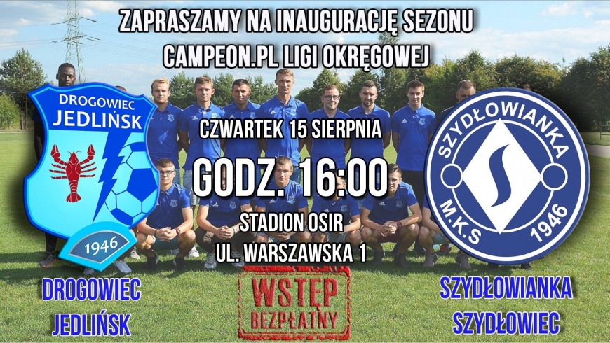 Rusza liga - inauguracja z Szydłowianką Szydłowiec!