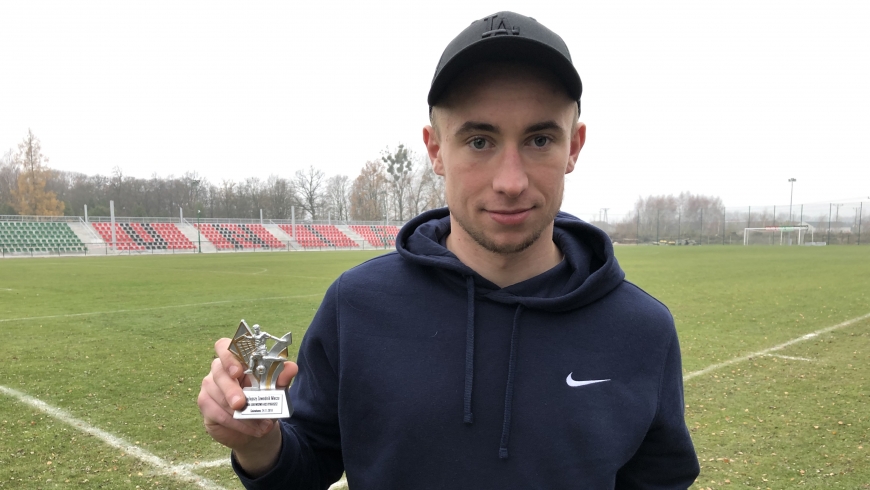 Łukasz Cięgotura zawodnikiem meczu
