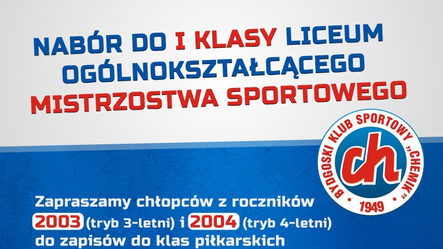 Nabór do klas pierwszych w XI LO Mistrzostwa Sportowego