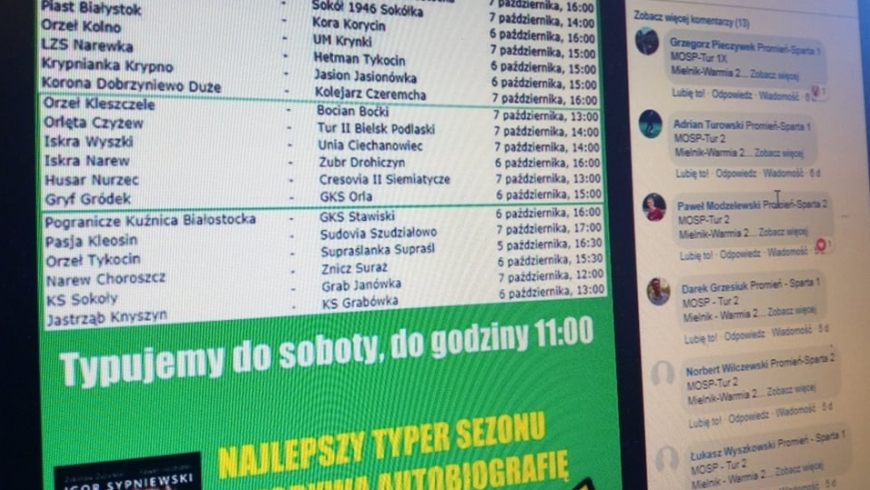 Liga Typera - wciąż można dogonić lidera