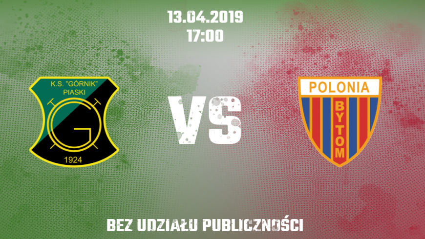 Z Polonią Bytom bez udziału publiczności